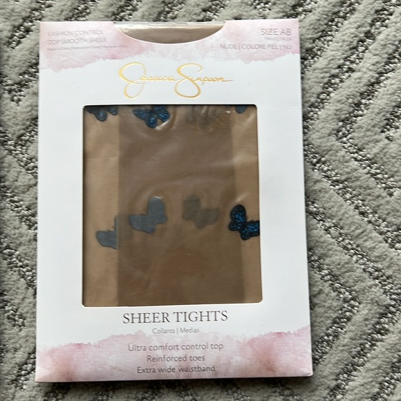 Hollowed Out Mesh Pantyhose by Jessica Simpson (Brand New) - Picture 5 of 6